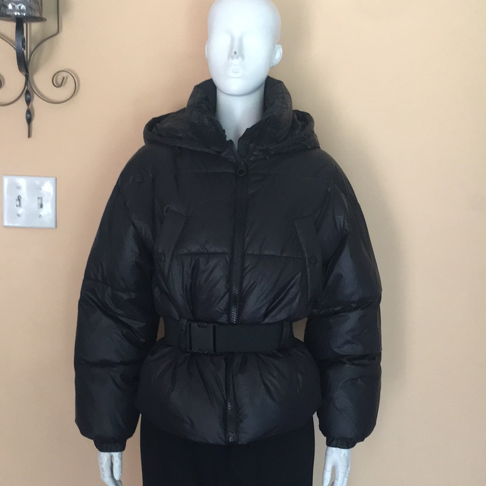Zara black puffer jacket size XS